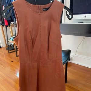 Karen Millen leather dress.